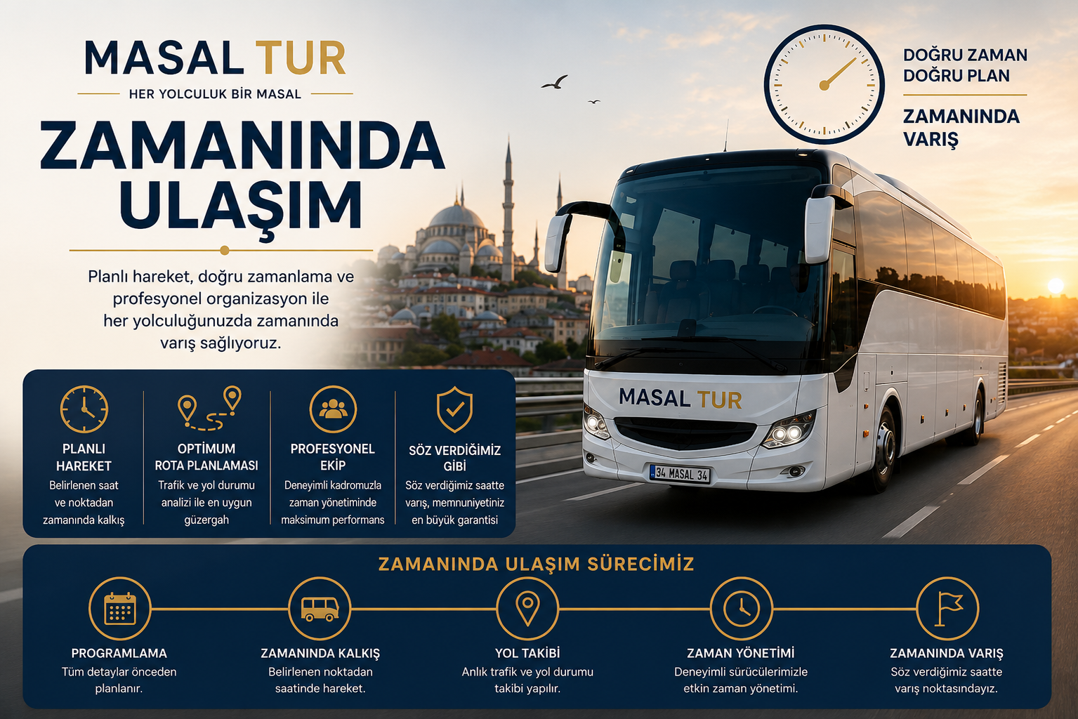 zamanında ulaşım